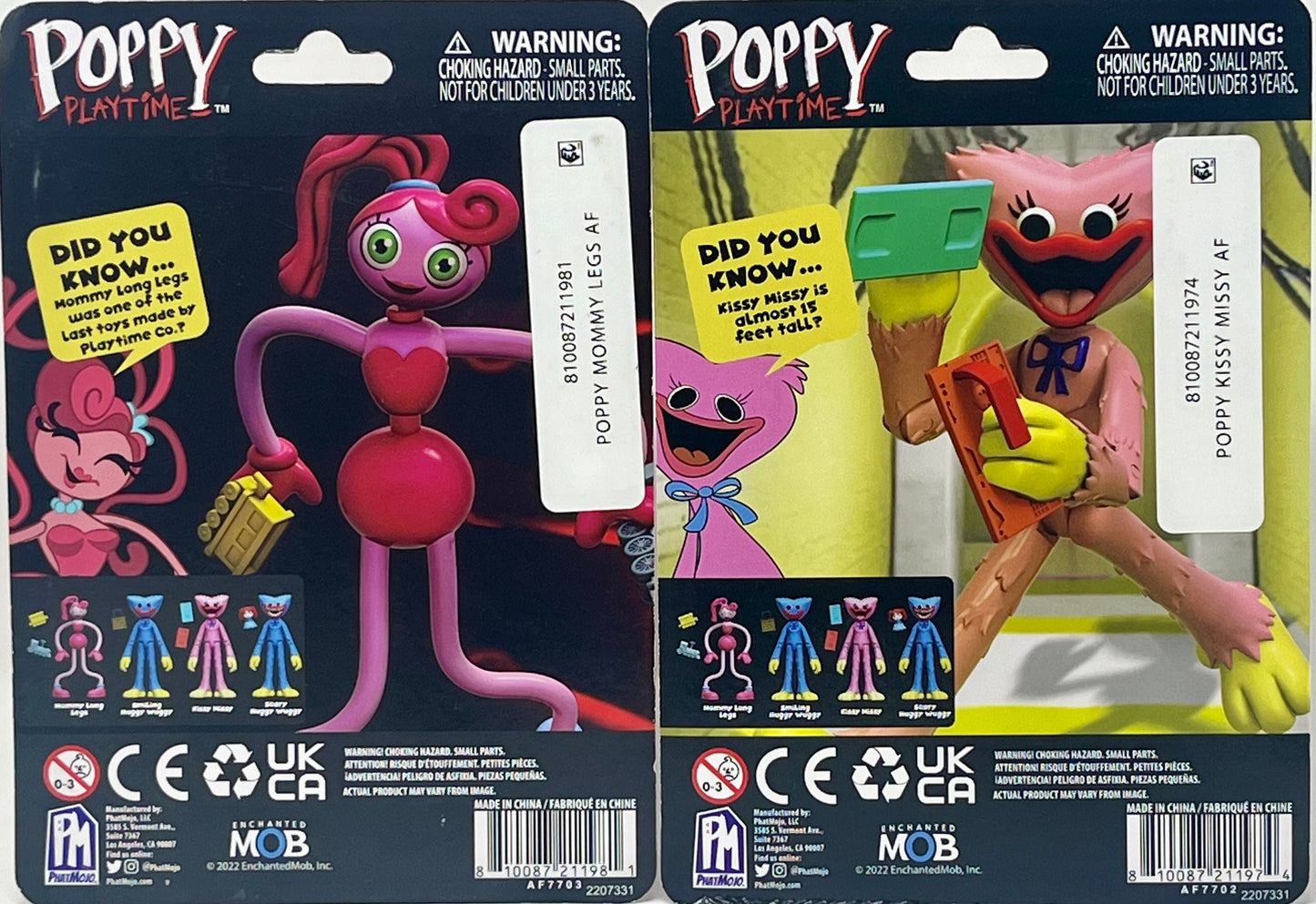 Poppy Playtime Series 1 Mommy Long Legs & Kissy Missy Figures