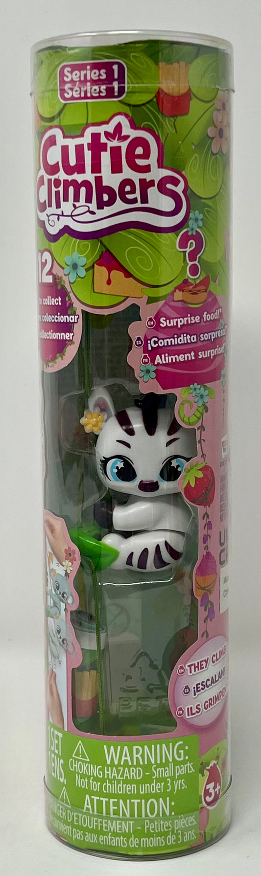 Cutie Climbers Tree Pack Series 1 - Zebra