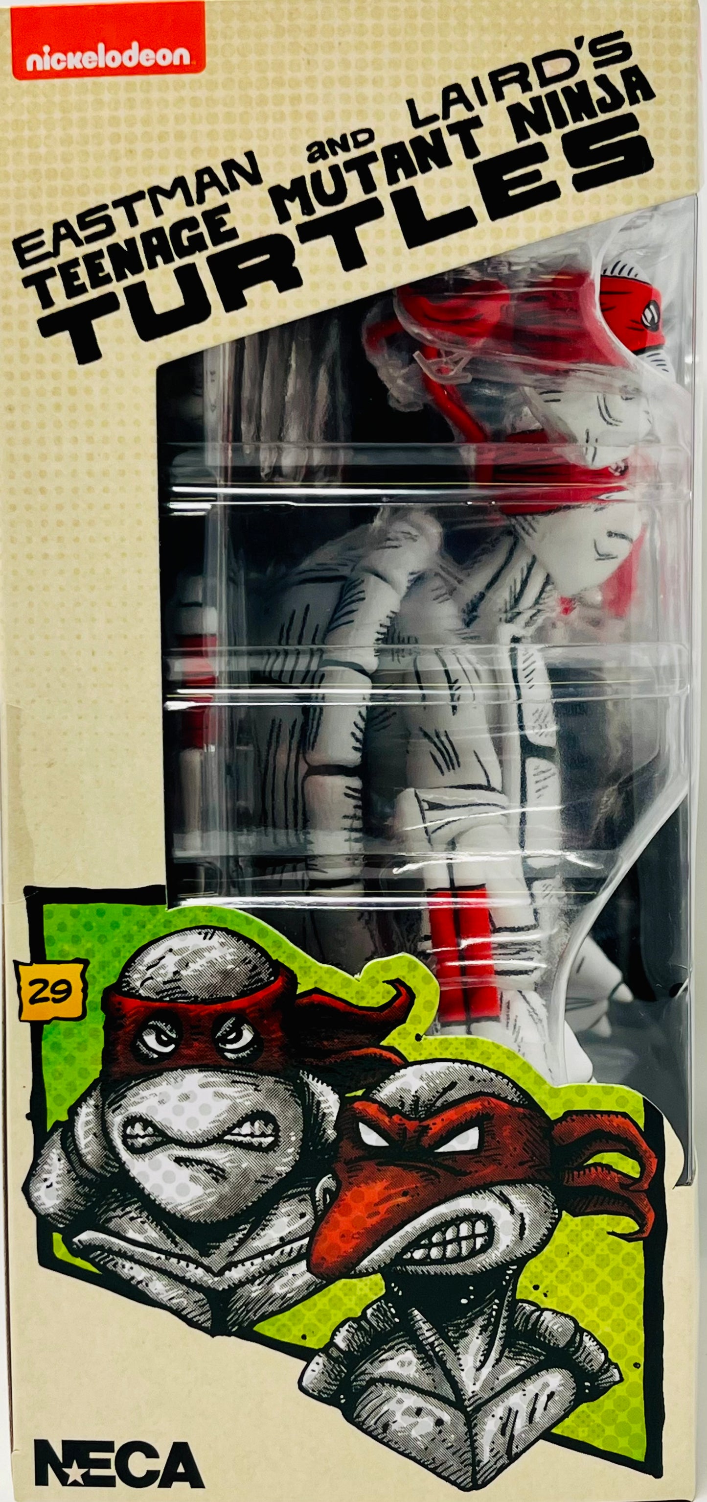 Teenage Mutant Ninja Turtles Black and White First Turtles 7" Action Figures, Set of 2