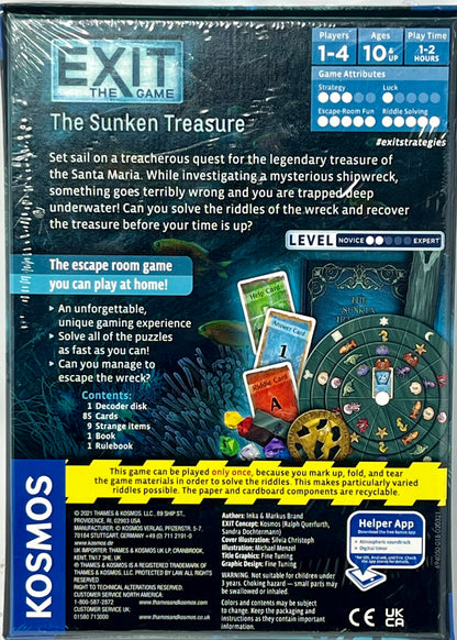 Exit Game - The Sunken Treasure (Age 10+)