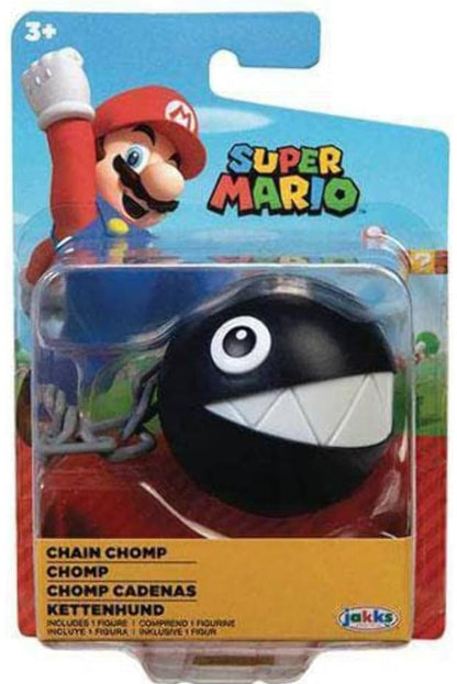Super Mario Action Figure 2.5 Inch Chain Chomp Collectible Toy