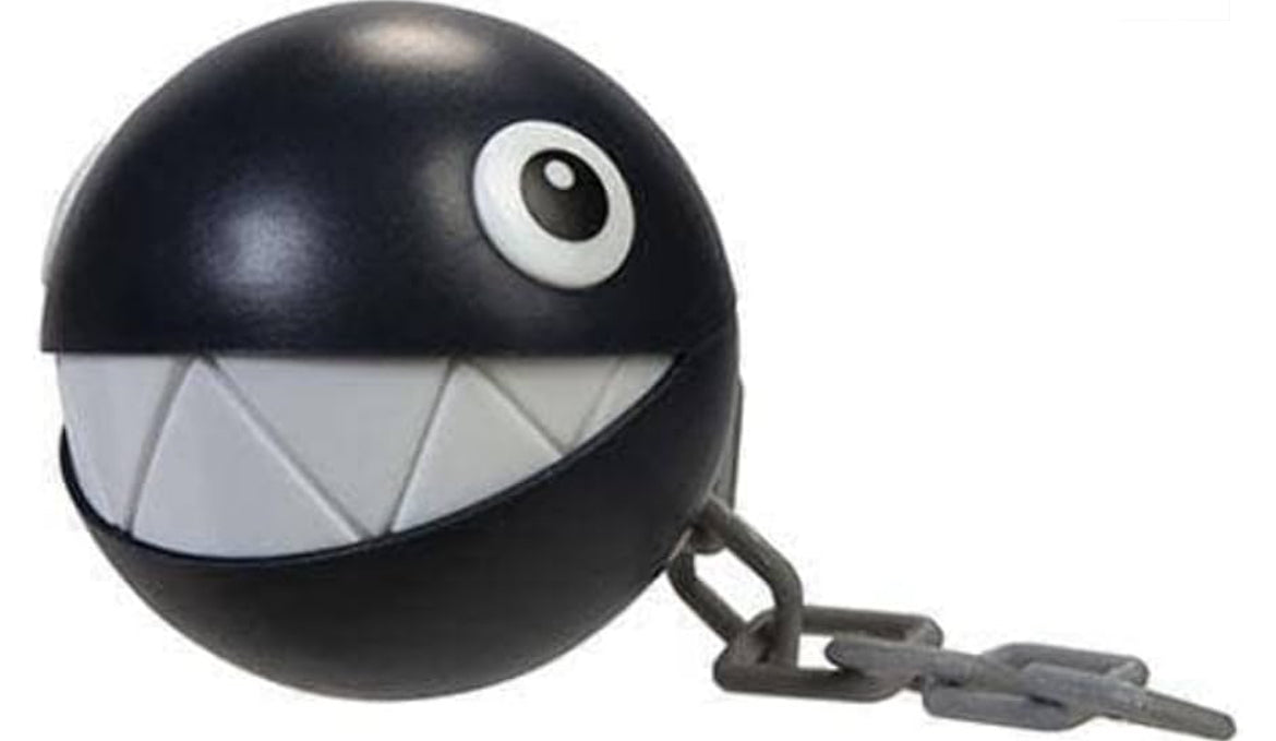 Super Mario Action Figure 2.5 Inch Chain Chomp Collectible Toy