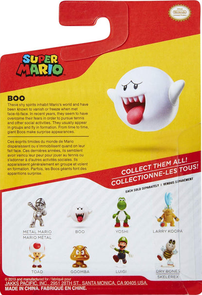 Super Mario Action Figure 2.5 Inch Boo Collectible Toy