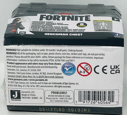 #1 Fortnite Henchman Chest 8 Pieces (6) Accessaries (2) Build A Henchman Parts