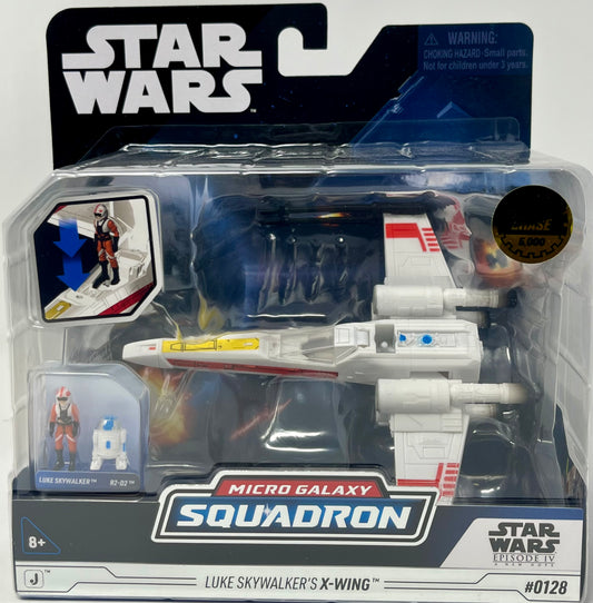 Star Wars Micro Galaxy  Squadron - LUKE SKYWALKER'S X-Wing #0128 CHASE 1 of 5000