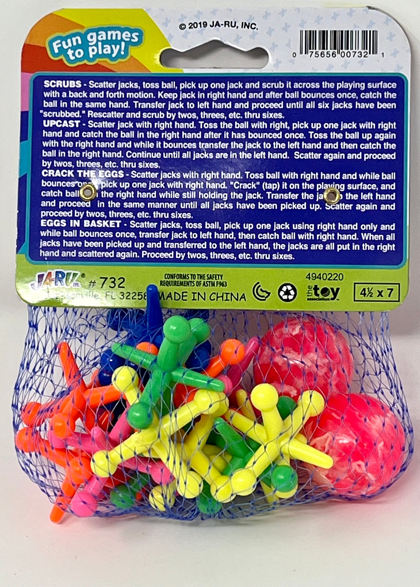 Basic Big Double Jax Children's Toy 4 Games Ja-Ru Age +4