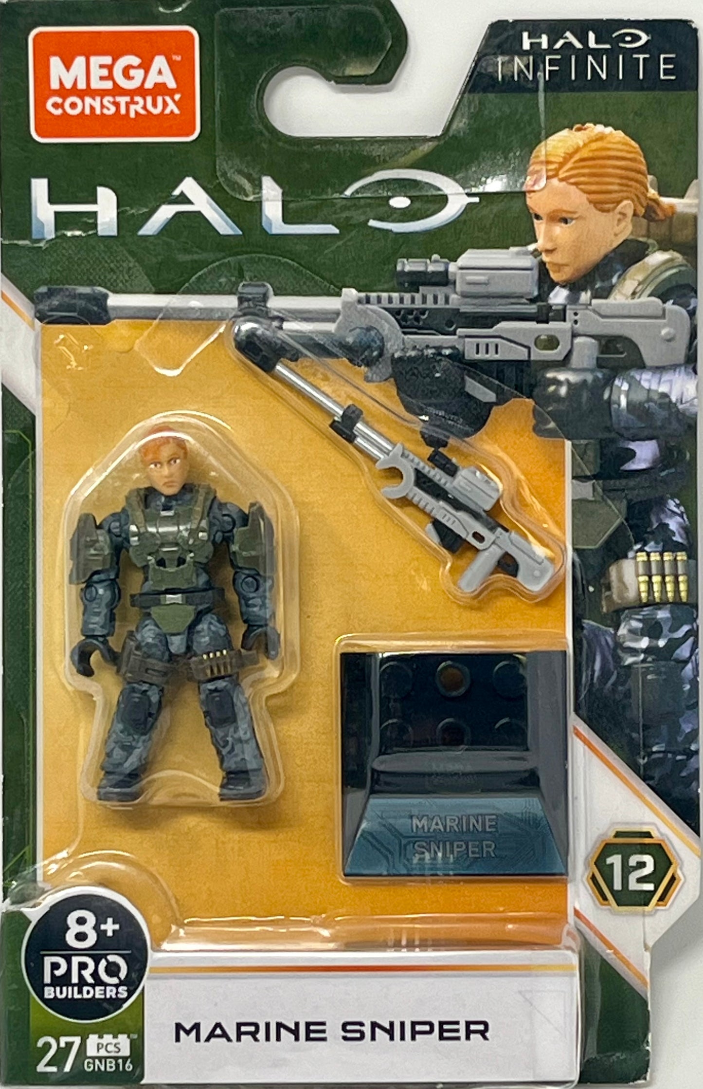 2020 Mega Construx Halo Infinite MARINE SNIPER Series 12