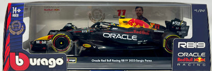Bburago 2024 F1 Racing Oracle Red Bull Racing RB19 Sergio Perez #11 1:24 Scale