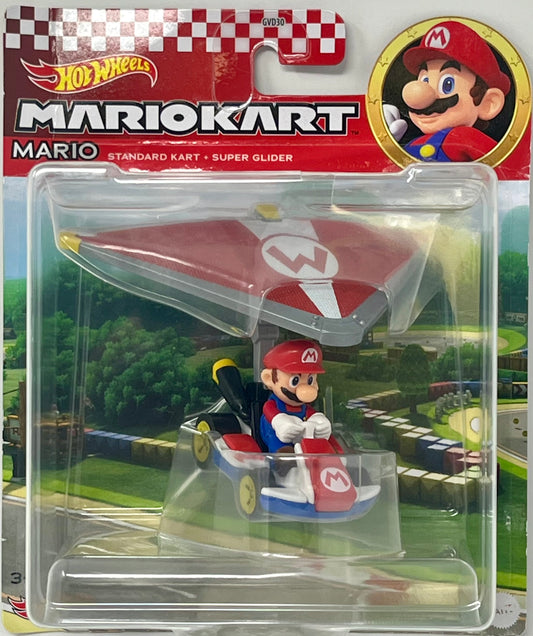 Hot Wheels Mario Kart Mario Standard Kart Super Glider
