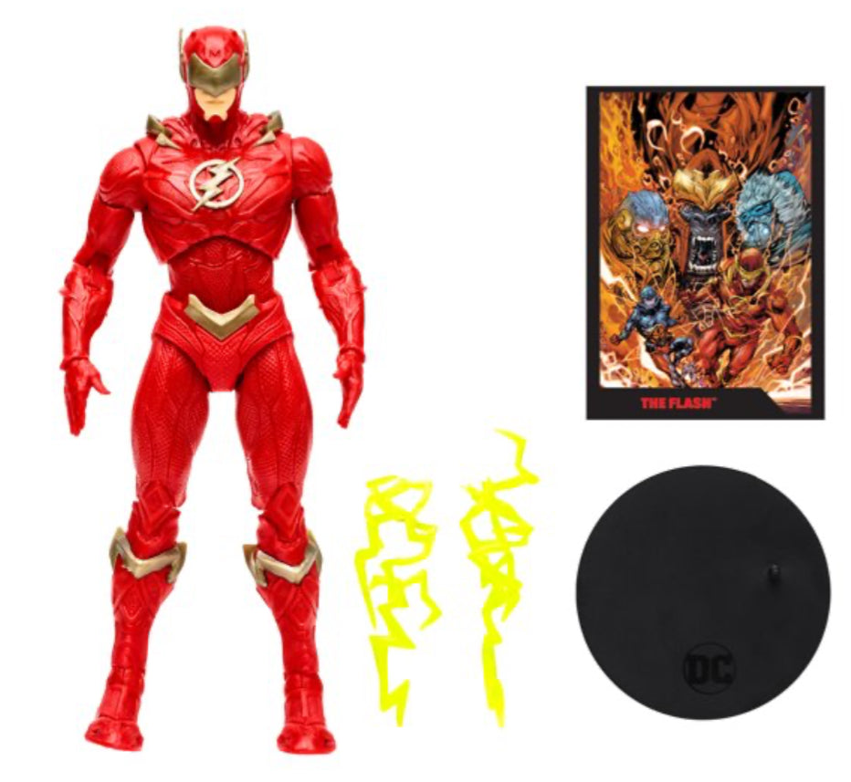 Barry Allen The Flash w/The Flash Comic (DC Page Punchers) 7" Figure - McFarlane Toys