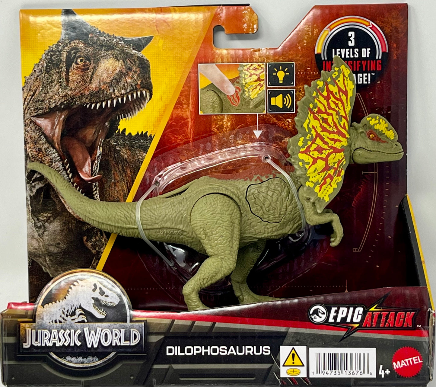 Jurassic World Epic Attack Dilophosaurus (Green)