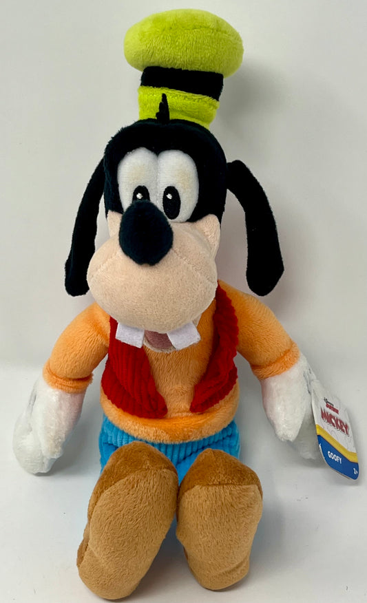 Disney Junior Mickey Mouse Small Plushie Goofy Stuffed Animal, Officially Licensed Kids Toys for Ages 2 Up