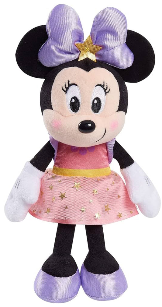 Disney Junior Minnie Mouse 10” Small Stars Minnie Mouse Beanbag Plush Animal