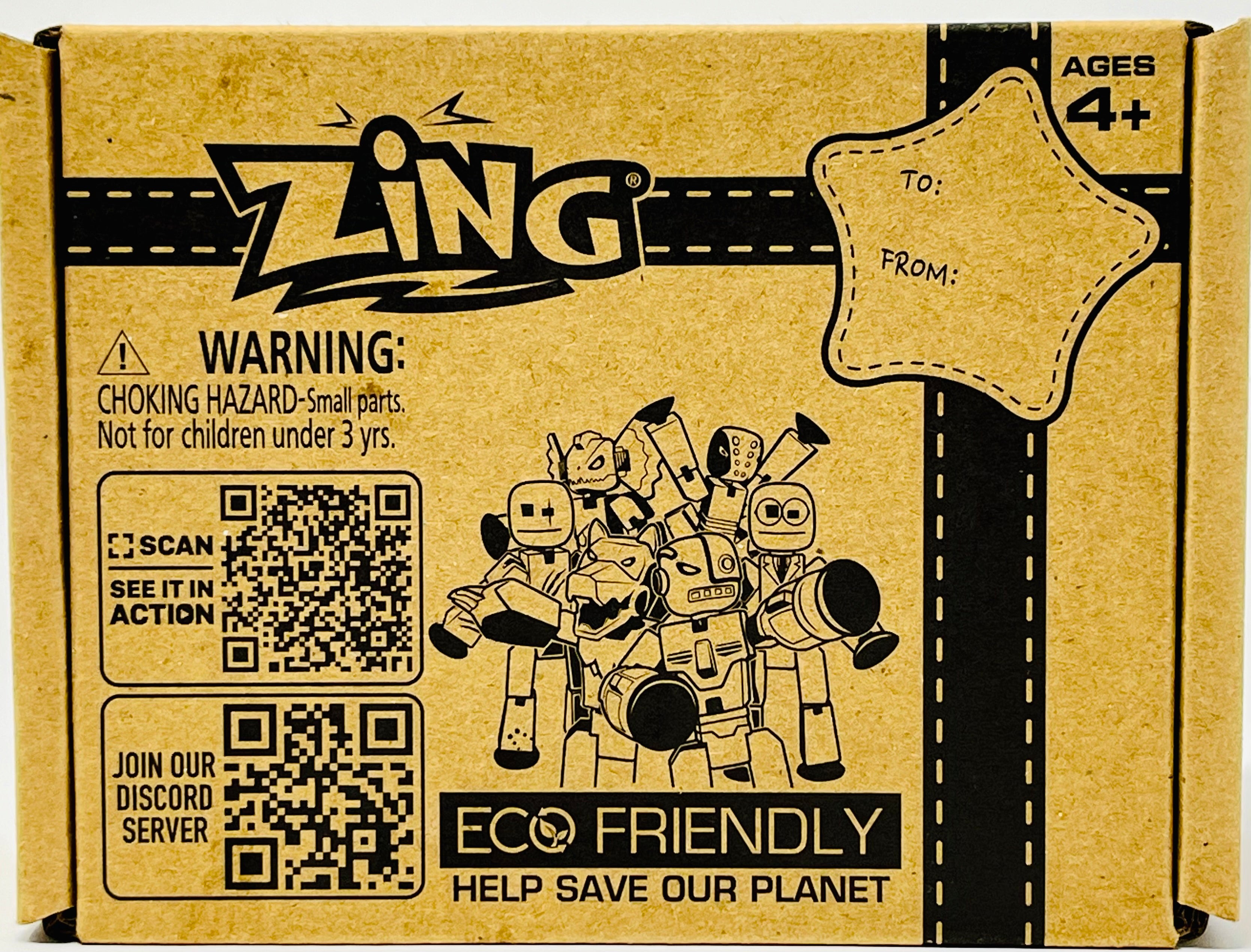 Zing Stikbot Family Pack – 6 Figure Snodabili Con Ventose Per Animazione Stop Motion