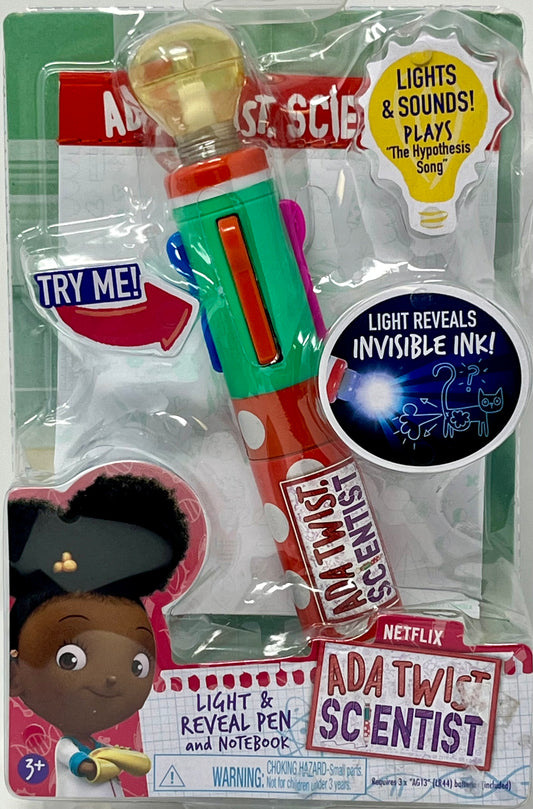 Ada Twist Scientist Light Sounds Reveal Pen And Notebook