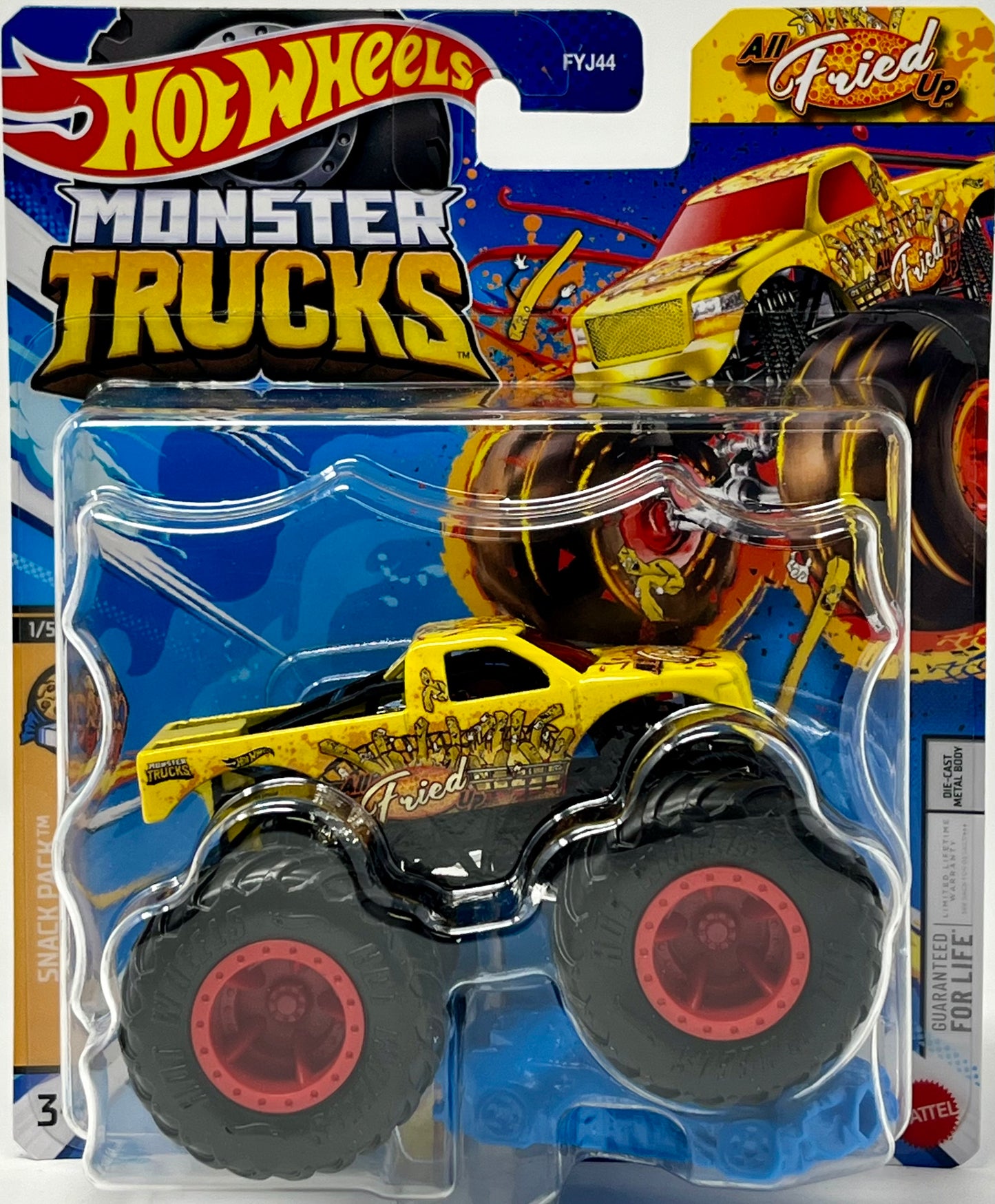 2024 Hot Wheels Monster Trucks All Fried Up Snack Pack