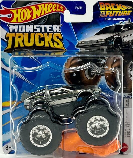 Hot Wheels Monster Trucks Back To The Future Delorean Time Machine