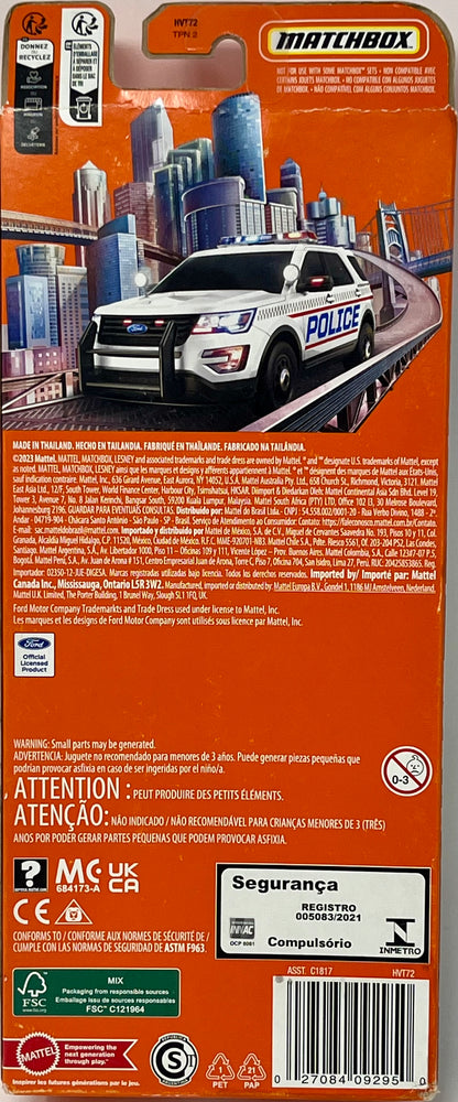 2024 Matchbox Rescue III 5-Pack Helicopter Ford Police Interceptor Ambulance