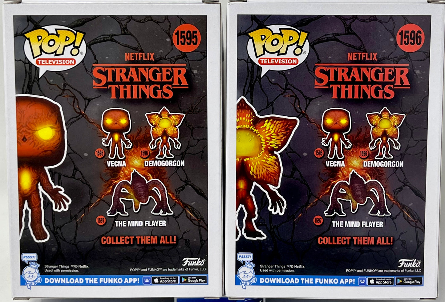 Funko Pop! Vecna and Demogorgon Stranger Things Rift Pop! Vinyl Figure Set of 2