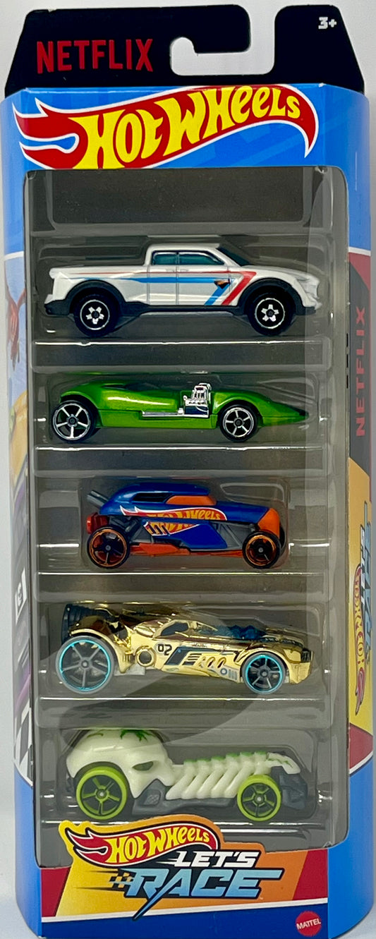 Hot Wheels NETFLIX Let's Race 5 Pack