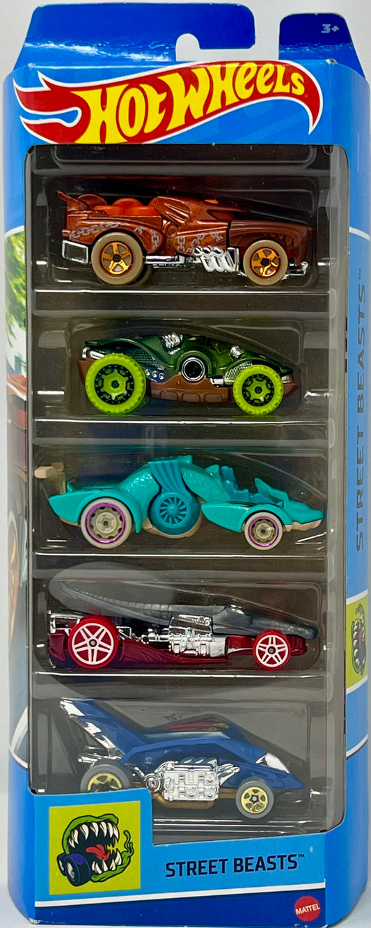Hot Wheels Street Beasts Hotweiler  5 Pack