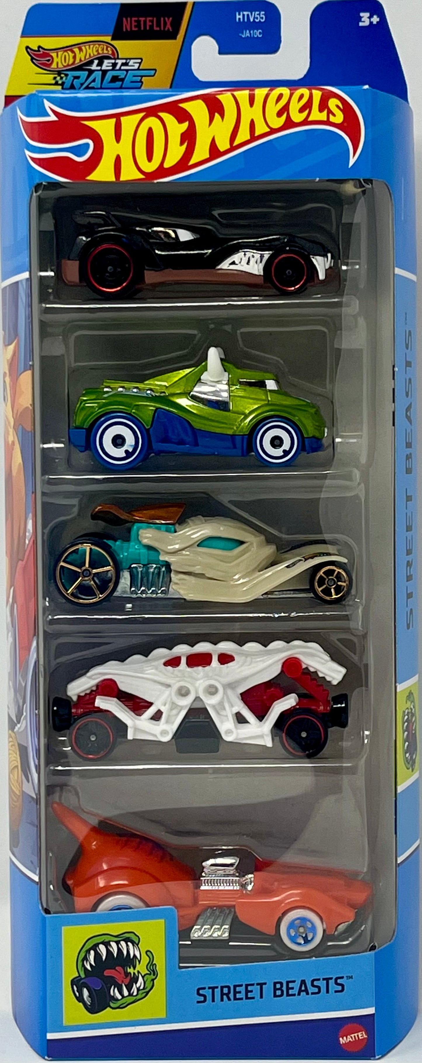 Hot Wheels Street Beasts Howlin’ Heat 5 Pack