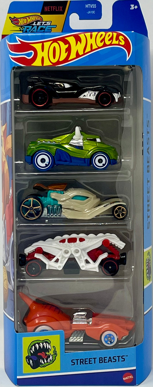 Hot Wheels Street Beasts Howlin’ Heat 5 Pack