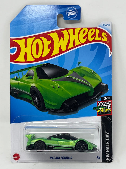 Hot Wheels Pagani Zonda R Green HW Race Day 3/10