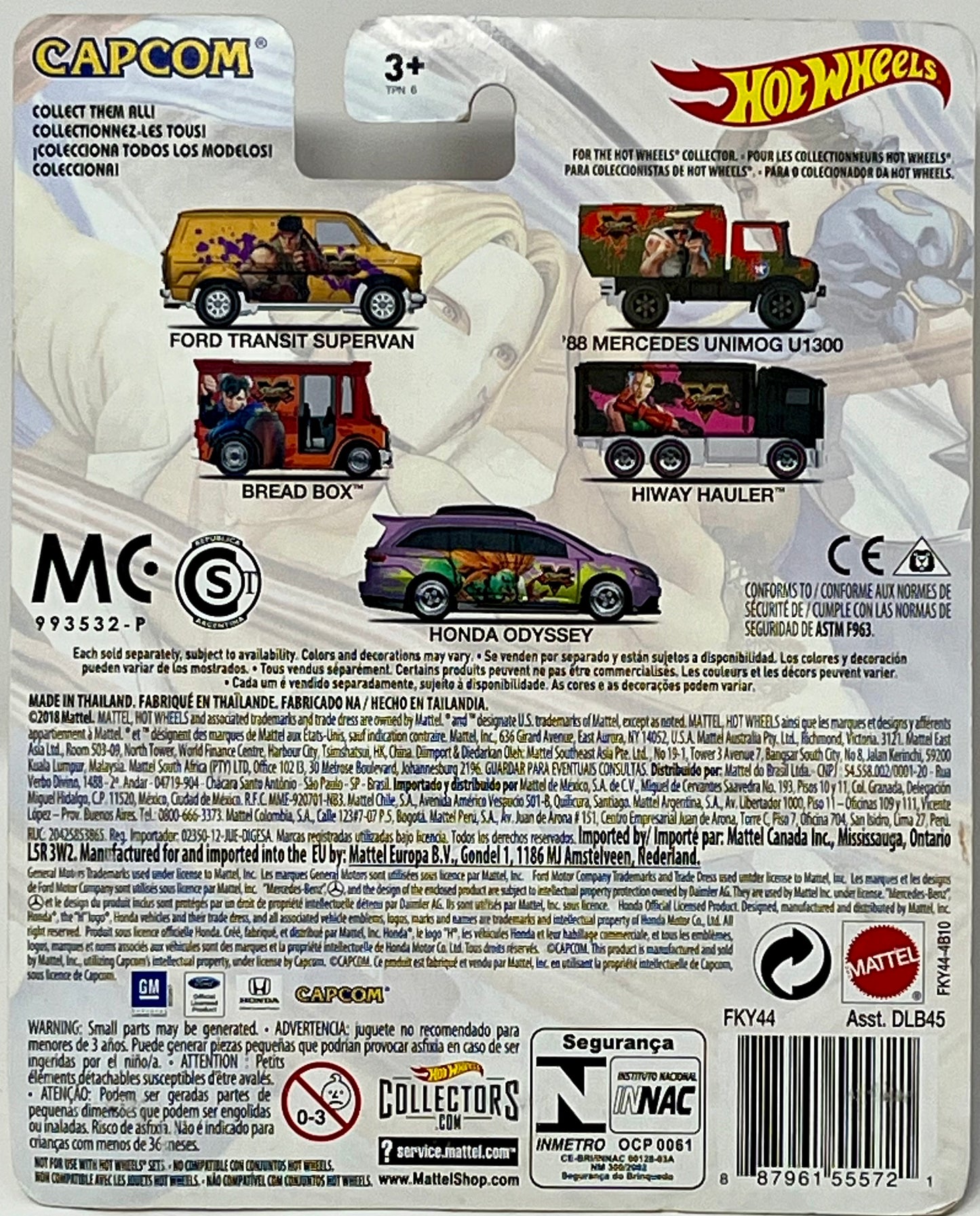 2018 Hot Wheels Premium Pop Culture Street Fighter V #3 Bread Box