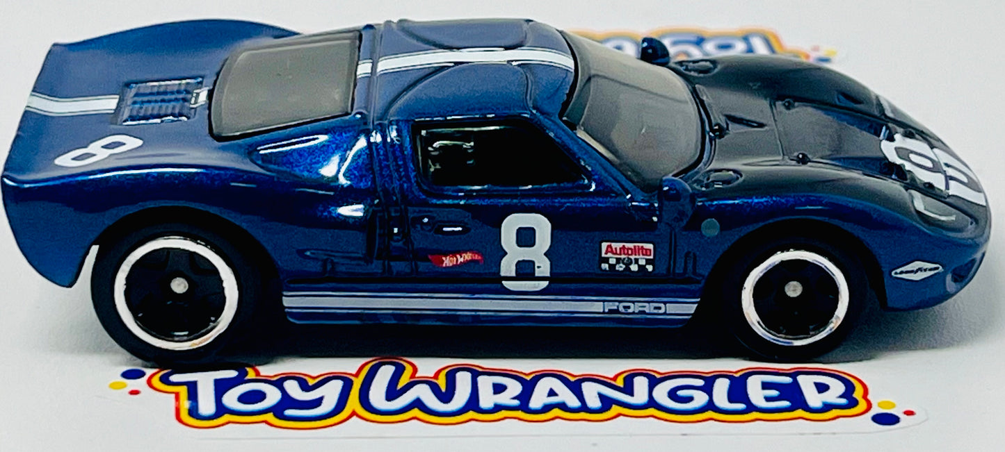Hot Wheels Ford GT40, Factory Fresh 2/10 Blue 12/250