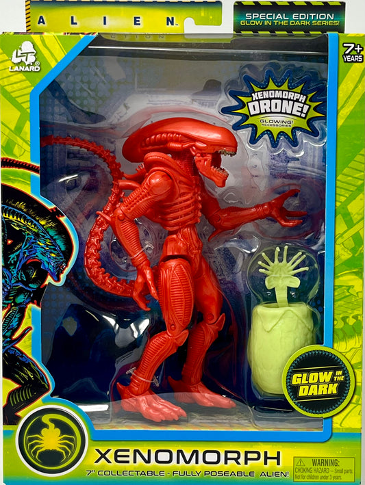 Aliens Xenomorph 7" Drone Xeno Figure Glow in the Dark