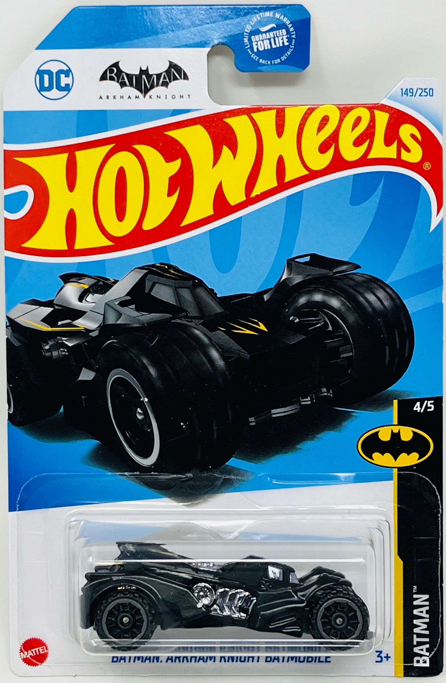 Hot Wheels Batman Arkham Knight Batmobile, Batman 4/5 [Black] 149/250