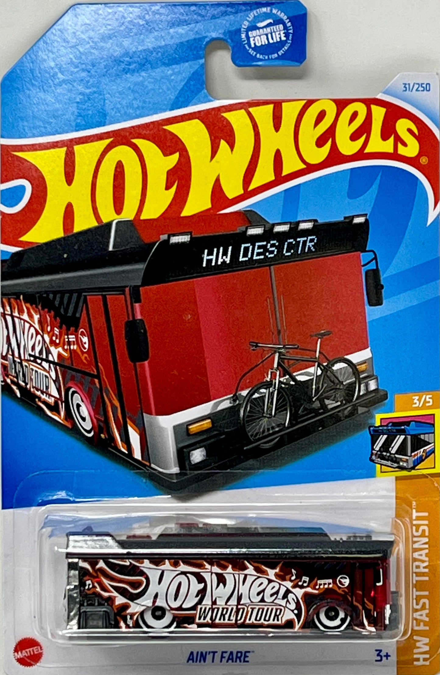 Hot Wheels Black Ain’t Fare 31/250 HW Fast Transit 3/5
