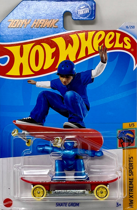 Hot Wheels  Tony Hawk Skate Grom Red/Blue 16/250 HW Xtreme Sports 1/5