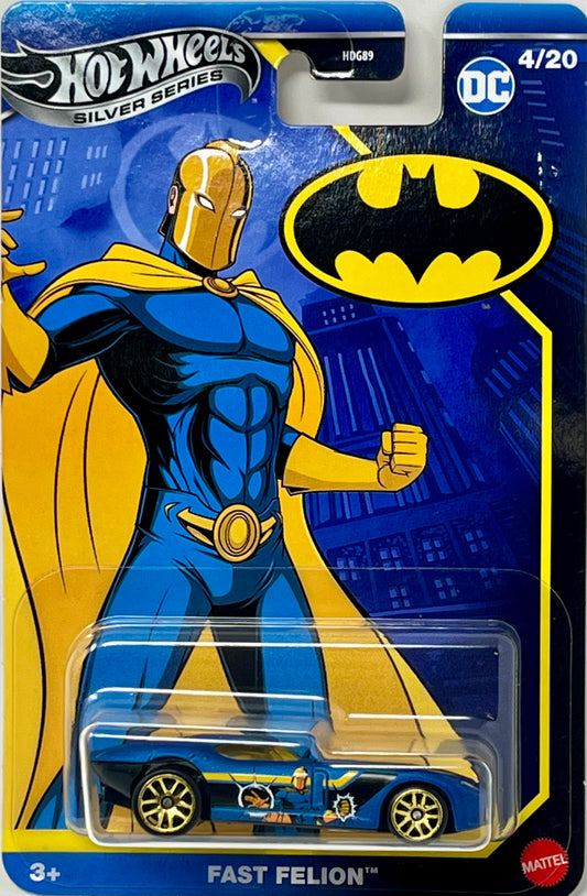 Hot Wheels Fast Felion Dr. Fate Silver Series 4/20