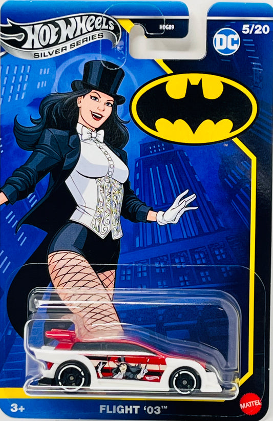 Hot Wheels Batman Flight 03 Zatanna Silver Series 5/20 DC Comics