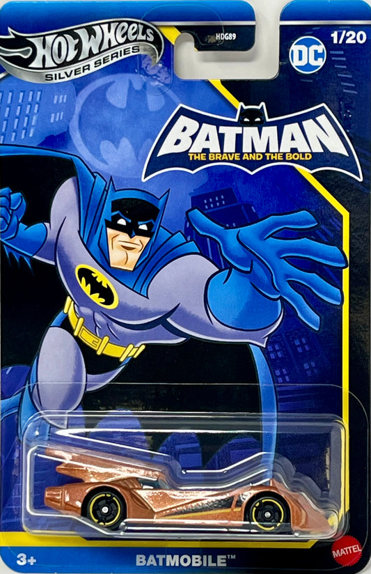 Hot Wheels Batman The Brave and the Bold Batmobile Silver Series 1/20
