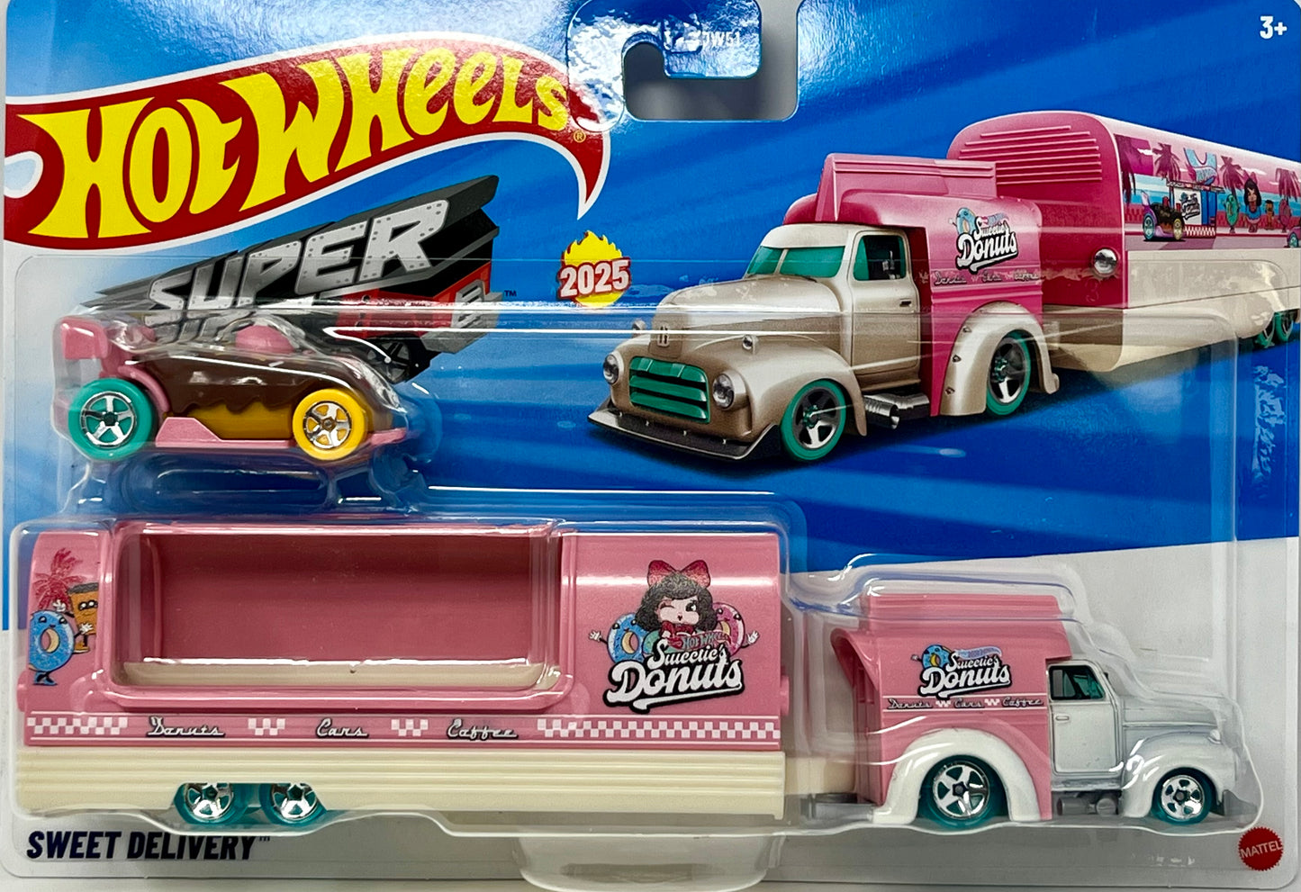 Hot Wheels Super Rigs Sweet Delivery Sweetie Donuts