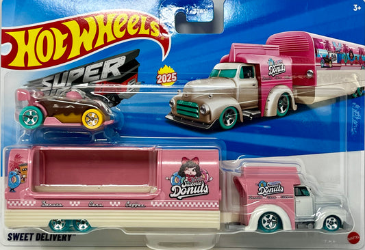 Hot Wheels Super Rigs Sweet Delivery Sweetie Donuts