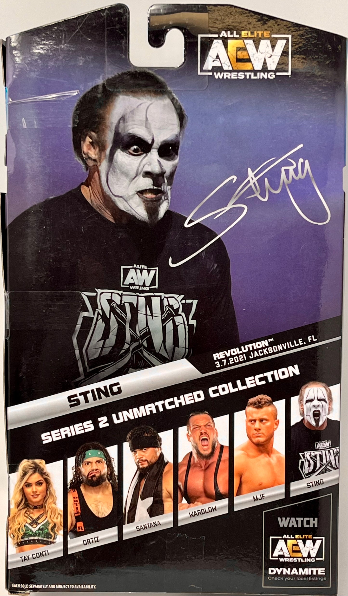 2022 AEW Sting Luminaries #16B Series 2 Figure