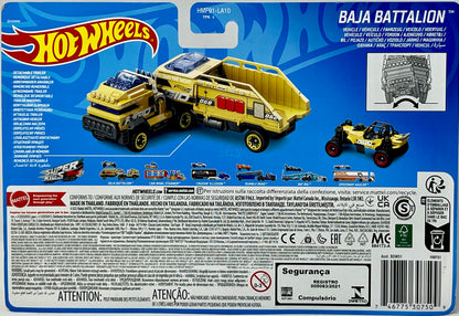 Hot Wheels Super Rig Golden Baja Battalion