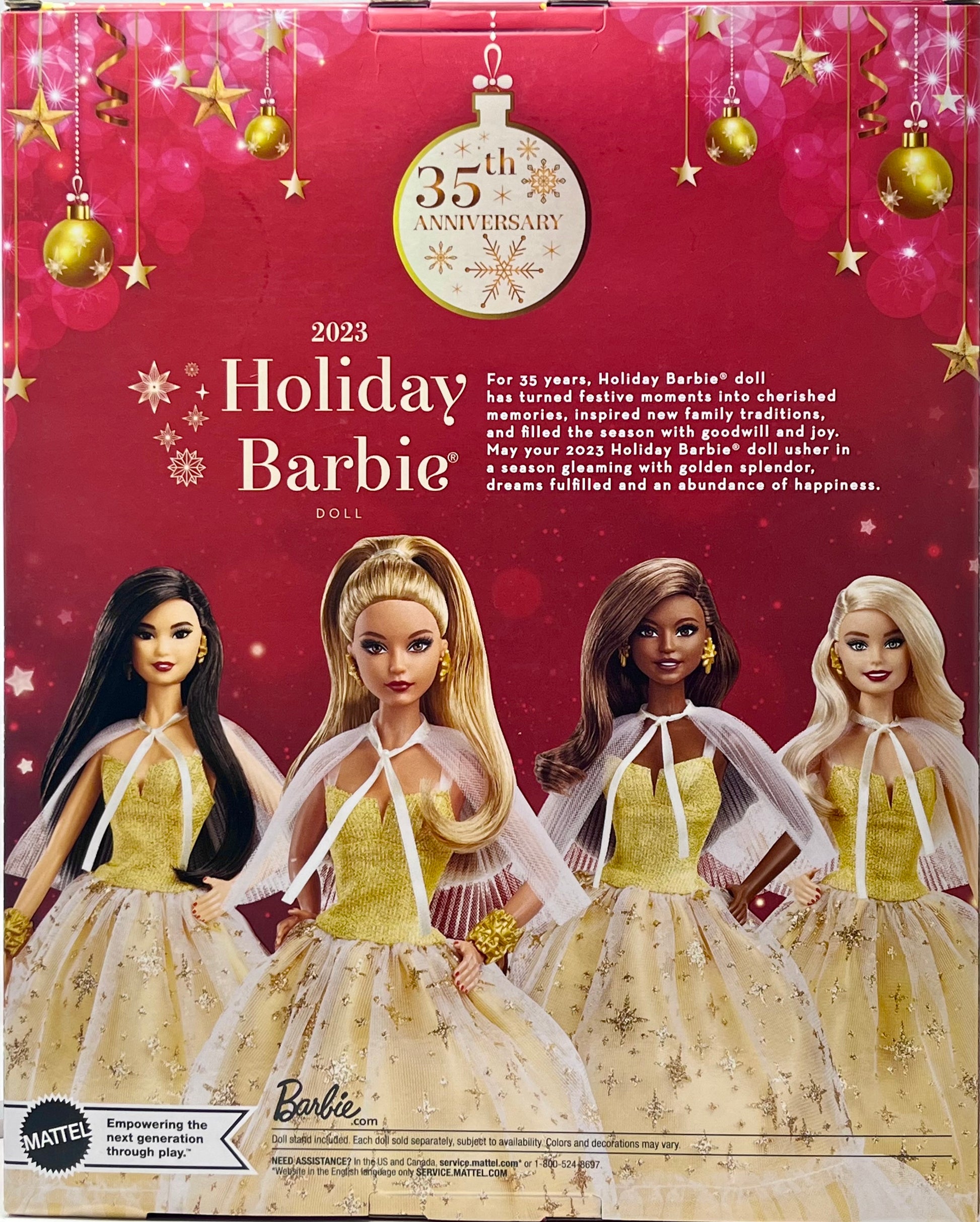 Barbie 13 Signature 2023 Holiday Collector Doll Golden Gown Light Br barbie-13-signature-2023-holiday-collector-doll-golden-gown-light-br