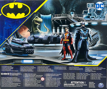 DC Comics Batman Moto-Tank Vehicle with 4-inch Bane Action Figure and Exclusive Batman Action Figure, Kids Toys for Boys