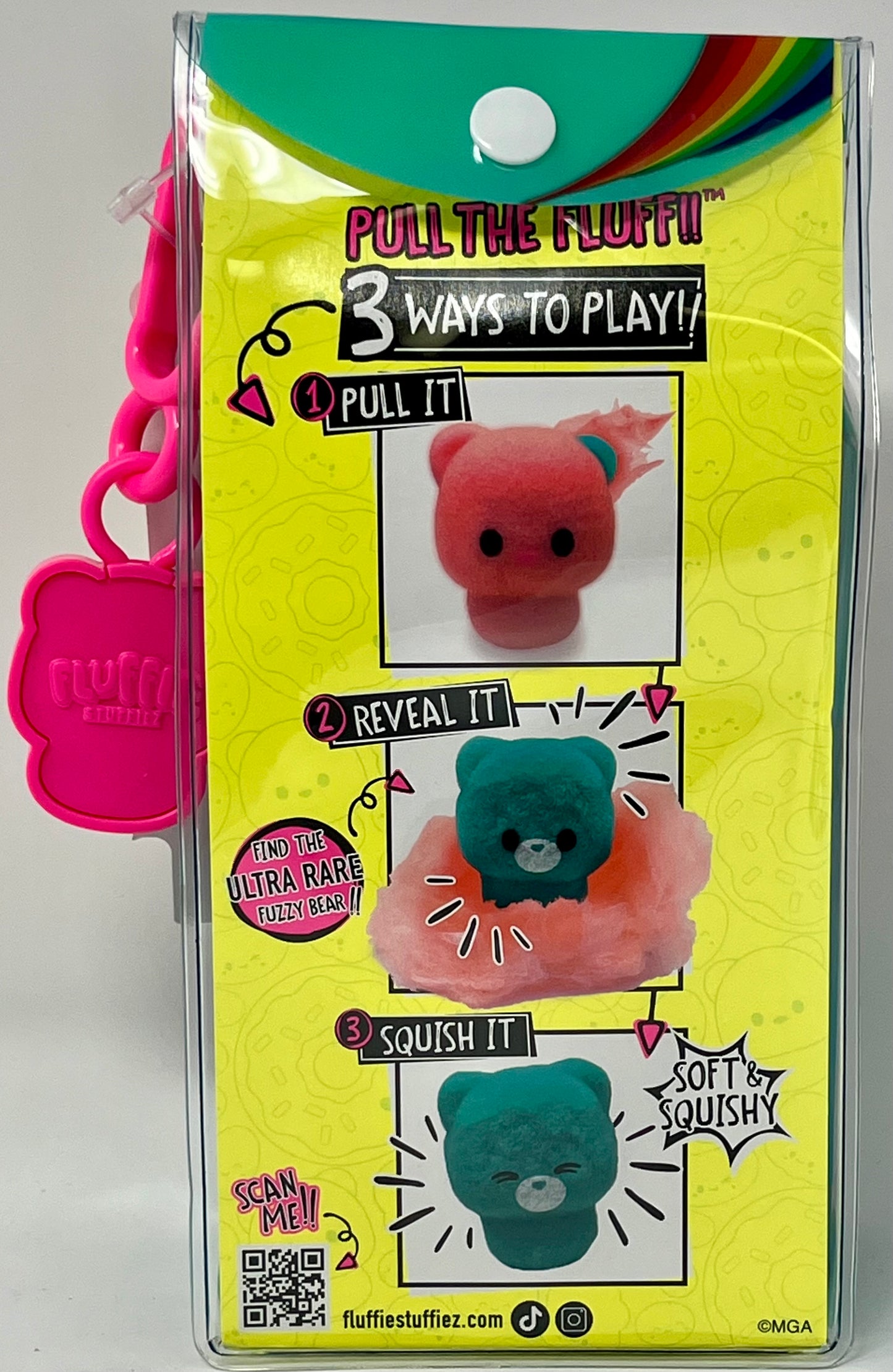 Fluffie Stuffiez Minis Round Candy and Gummy Bear Figure
