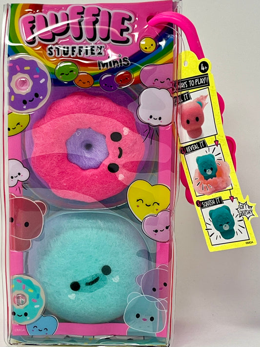 Fluffie Stuffiez Minis Plush Donut And Round Candy