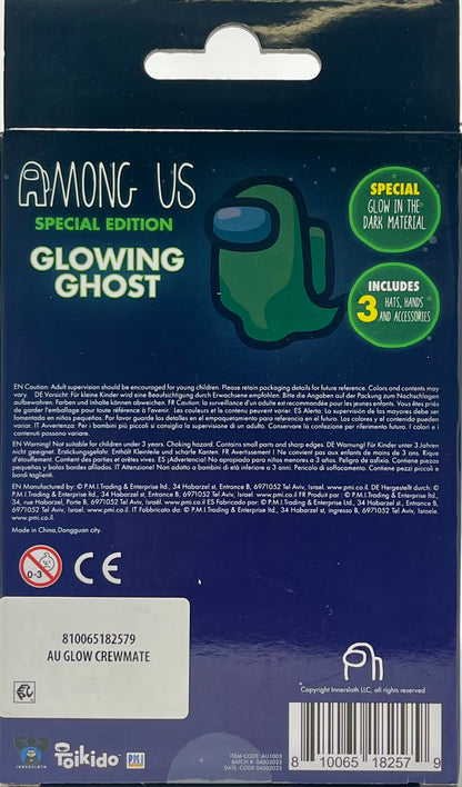 Among Us Special Edition Glowing Ghost Crewmate Action Figures  Hat Accessories