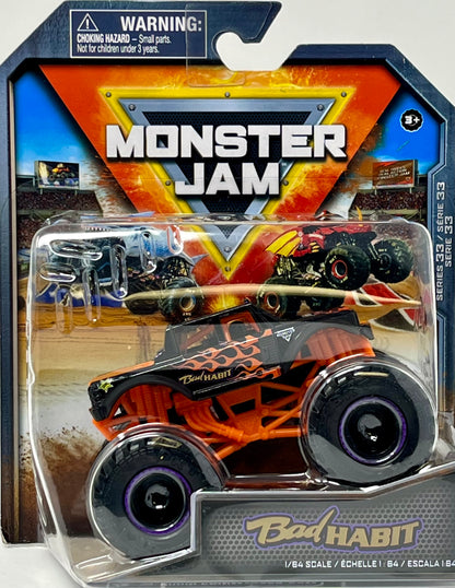 2023 Monster Jam Bad Habit Jeep Series 33 1:64 Lincoln Welders Logo