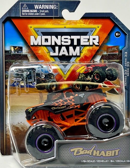 2023 Monster Jam Bad Habit Jeep Series 33 1:64 Lincoln Welders Logo