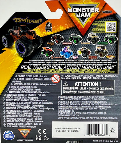 2023 Monster Jam Bad Habit Jeep Series 33 1:64 Lincoln Welders Logo