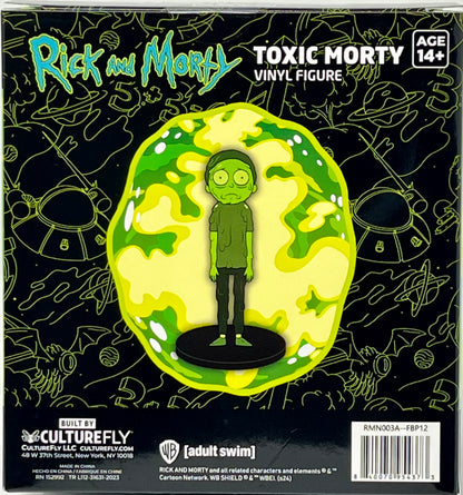 Cultur Fly Rick and Morty Toxic Morty Vinyl Figure Adult Swim Age 14+